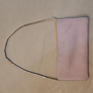 Vintage Lanvin Pink Suede Bag with Original Box and Dust Bag